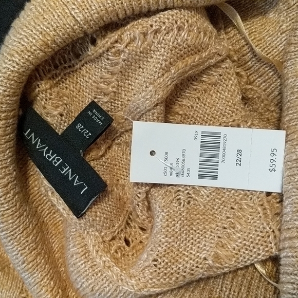 Lane Bryant Crochet Style Poncho - Picture 9 of 9